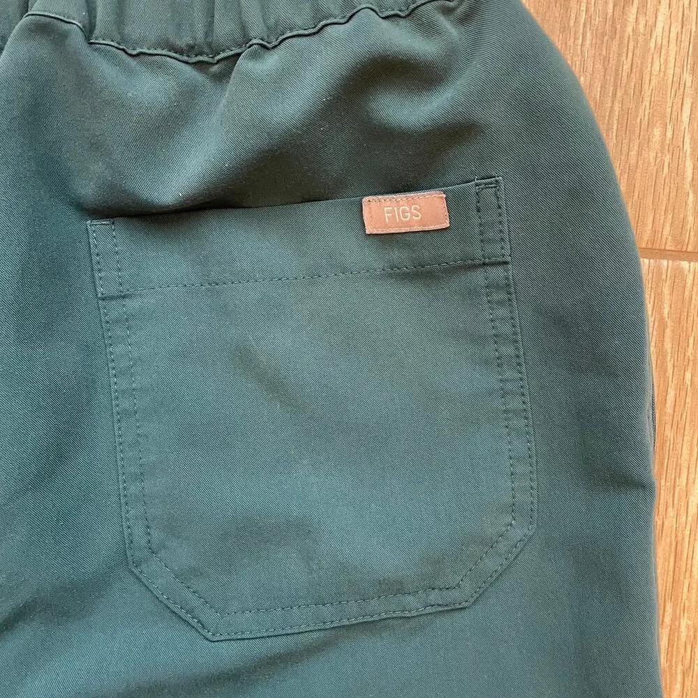 FIGS Scrub Pants Teal XS Technical Collection Drawstring Medical